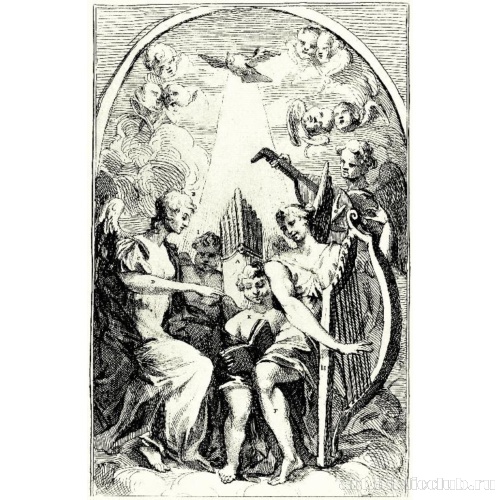 Пародия на алтарную картину Уильяма Кента для церкви святого Климента