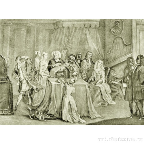 Священник Хенли, крестящий ребенка