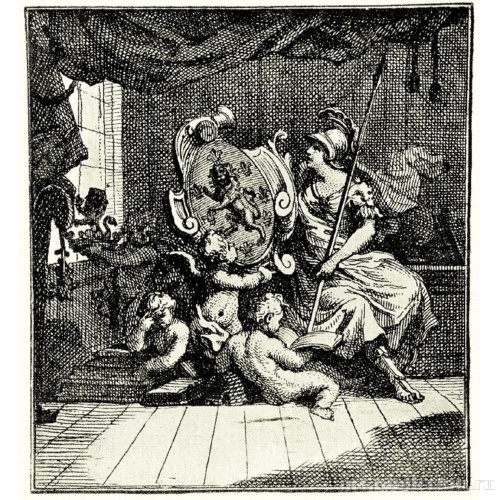 Герб для королевского геральдического живописца Джона Холланда