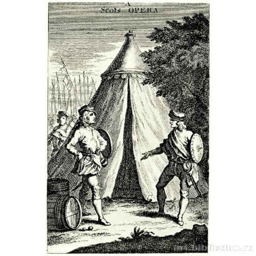 Фронтиспис к «Ярмарке» опере-балладе Джозефа Митчела