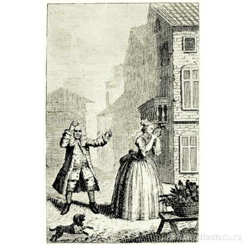 Фронтиспис к «Сганарелю, или обманутому мужу» Мольера