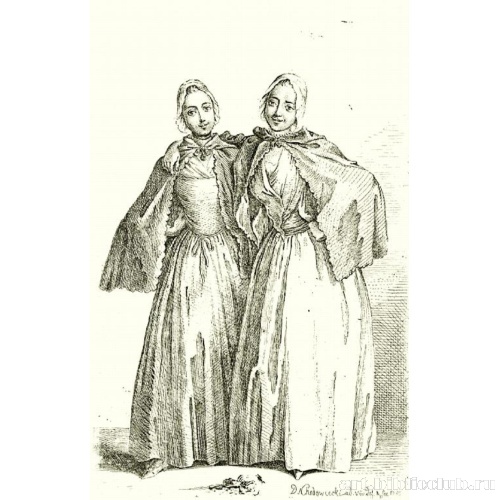 Две стоящие женщины (сестры Кантен)