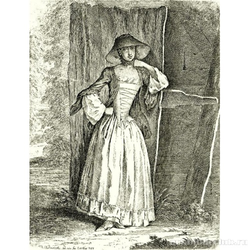 Стоящая дама