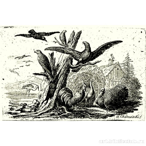 Титульная виньетка к «Натуральной истории птиц» Бюффона