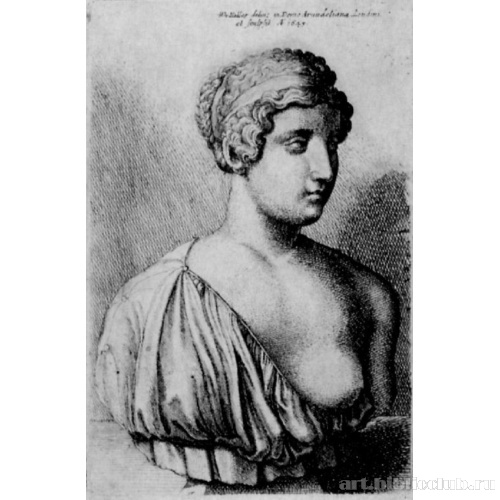 Античный женский бюст