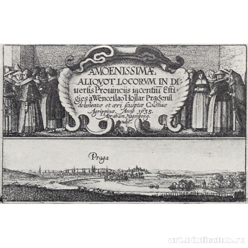 Серия «Прелестнейшие виды». Фронтиспис с видом на Прагу