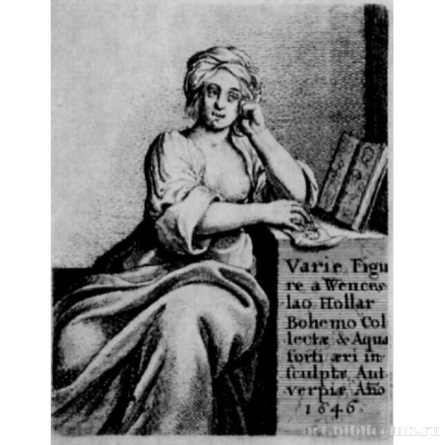 Varie Figure (Различные изображения), Фронтиспис с аллегорией искусства рисования