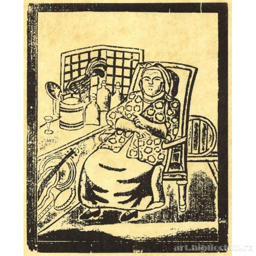 Сидящая женщина