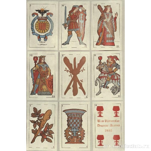 Игральные карты в стиле модерн