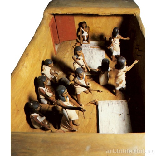 Гробница Мекетра: модель ткацкой мастерской