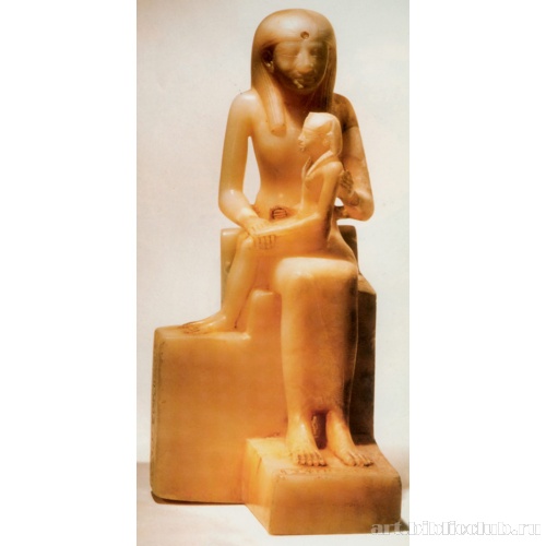 Статуя царицы Анхнес-мерира с сыном Пепи II