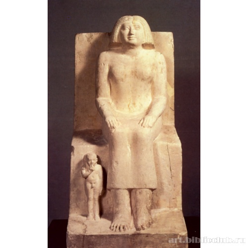 Статуя Хент с маленьким сыном