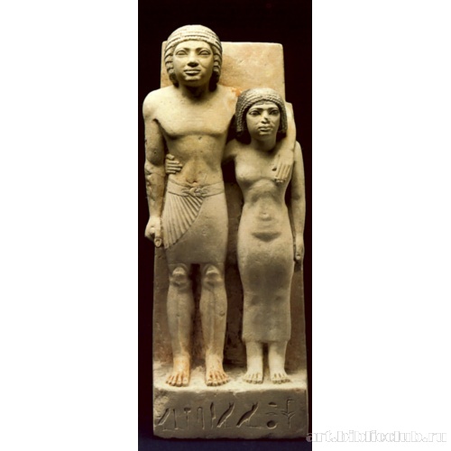 Парная статуя Мемисабу с женой