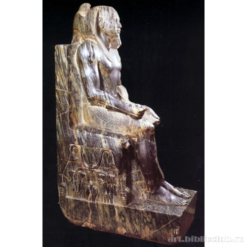 Статуя Хефрена (вид сбоку)