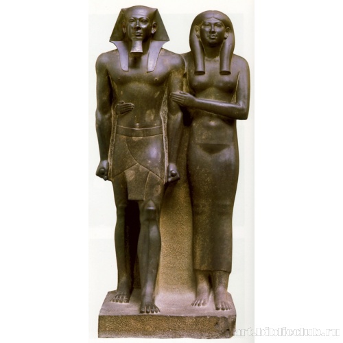 Парная статуя Микерина и царицы Хамерернебти