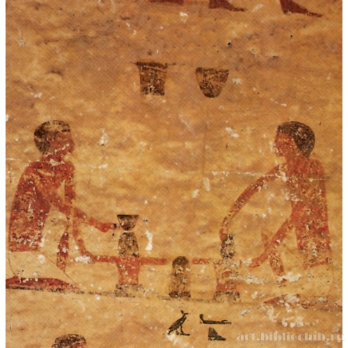 Фрагмент южной стены гробницы Бакета III (BH 15), гончарная мастерская