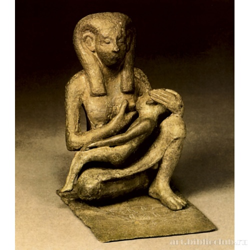 Статуэтка женщины, кормящей ребенка