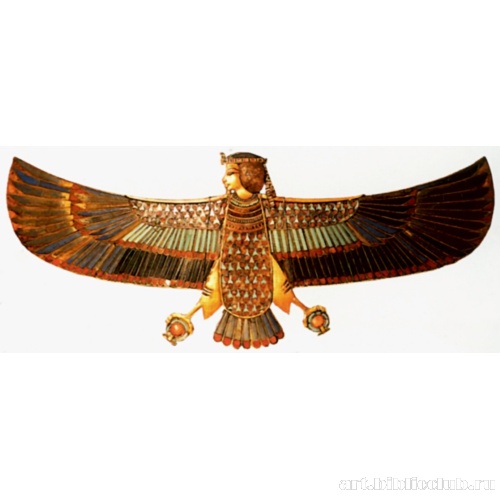 Гробница Тутанхамона: накладка на мумию в виде птицы «ба»