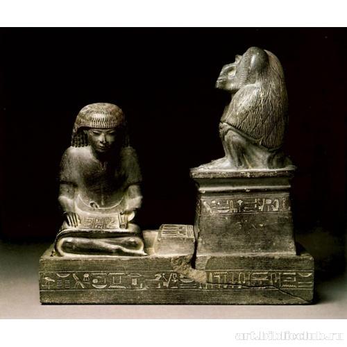 Статуэтка писца и бога Тота, покровителя писцов