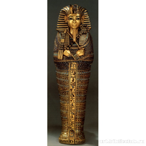 Гробница Тутанхамона: саркофаг для внутренностей (крышка)