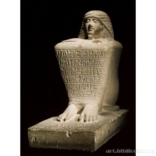 Кубовидная статуя «дворцового каменотеса» Аменхотепа-хуи