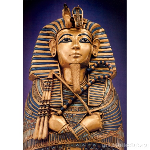 Гробница Тутанхамона: крышка миниатюрного саркофага для внутренних органов (фрагмент)