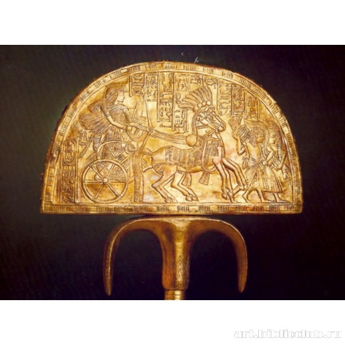 Гробница Тутанхамона: опахало (оборотная сторона)