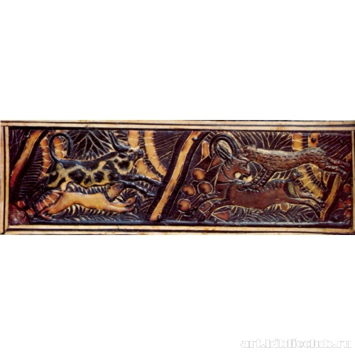 Гробница Тутанхамона: фрагмент декора боковой стенки ларца