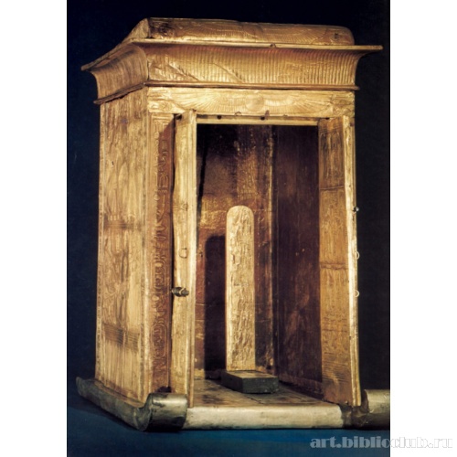 Гробница Тутанхамона: наос в форме святилища богини Нехбет с открытыми дверцами