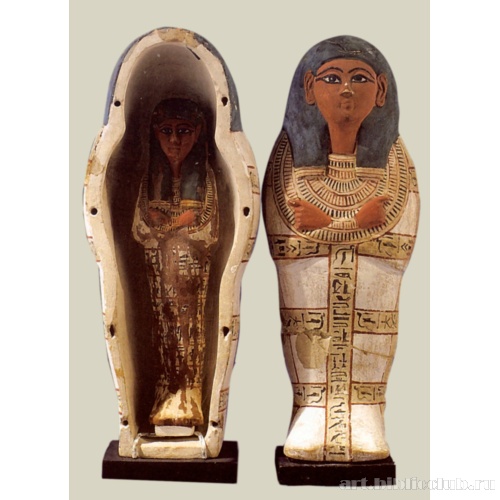 Ушебти «слуги Места Правды» Сен-неджема в миниатюрном саркофаге