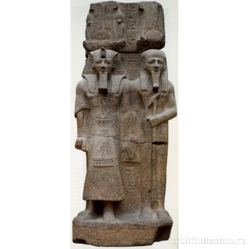 Парная статуя Рамсеса II с богом Птахом-Татененом