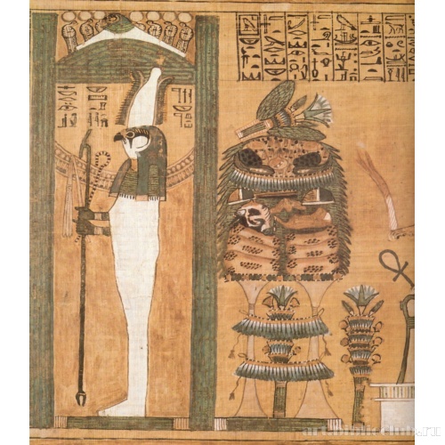 Книга мертвых Ани: главы 185-186 (левый фрагмент)