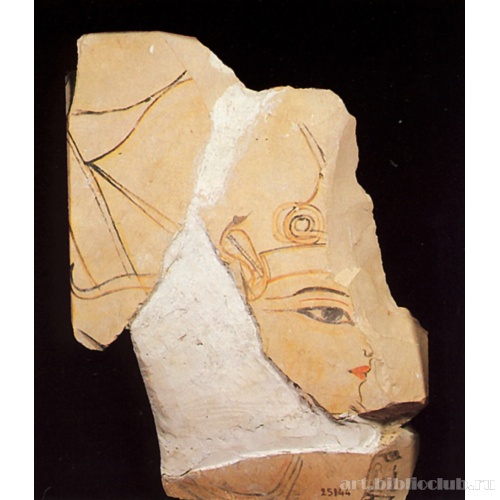 Остракон с изображением головы царя