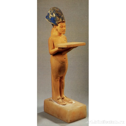 Статуэтка Эхнатона с подносом для жертв