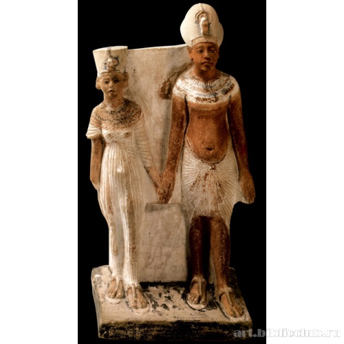 Парная статуэтка Эхнатона и Нефертити