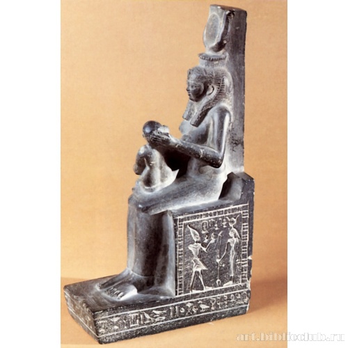 Статуэтка богини Исиды с Хором