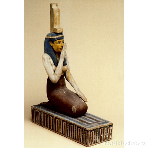 Статуэтка коленопреклоненной Исиды, оплакивающей Осириса