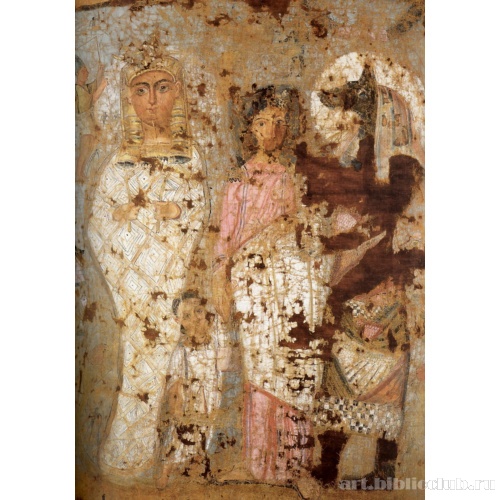 Пелена мумии женщины с ребенком