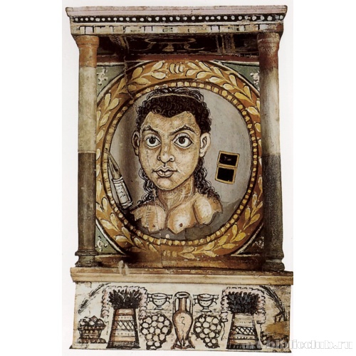 Надгробная эдикула с портретом девочки (т.н. «школьницы»)