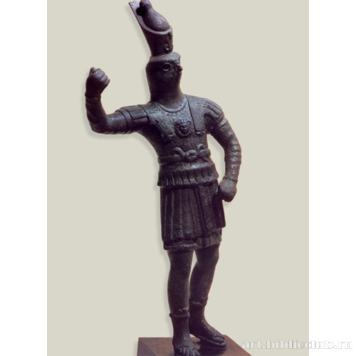 Статуэтка бога Хор в одеянии римского воина