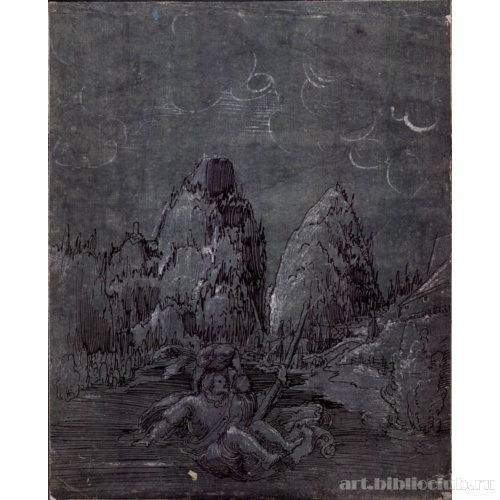 Святой Христофор, упавший в воду