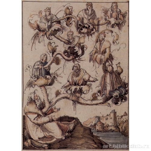 Рукопись «История Фридриха и Максимилиана»: Генеалогическое древо императора