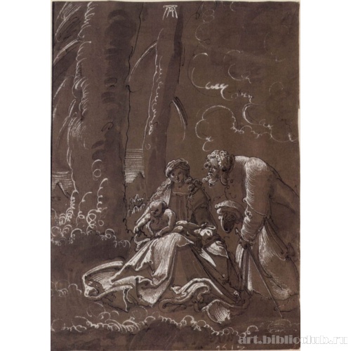 Святое семейство в пейзаже