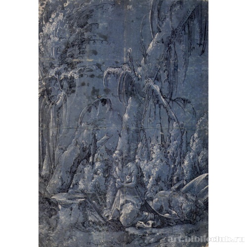 Святой Иероним в отшельничестве (в лесу)