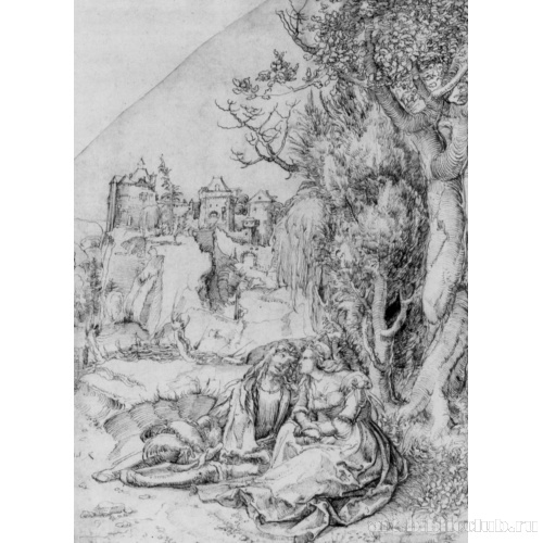 Пейзаж с любовной парой