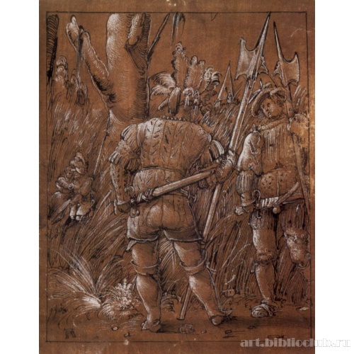 Два ландскнехта и любовная пара