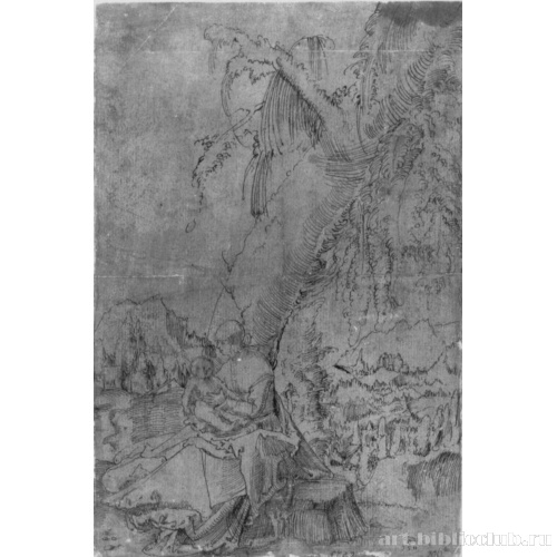 Мадонна с младенцем в пейзаже