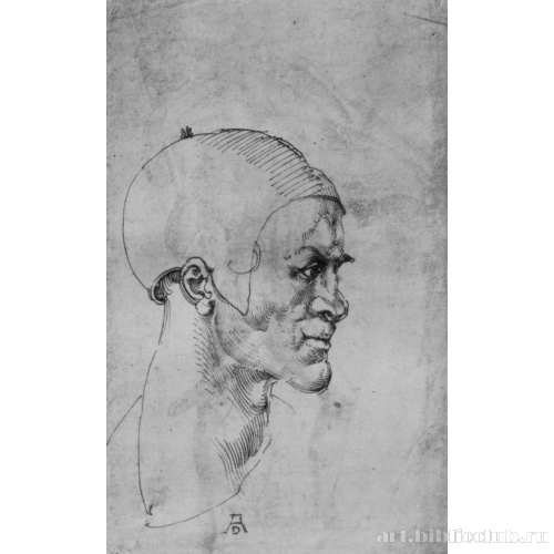 Голова воина в шапке