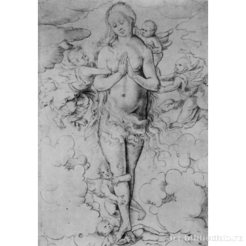 Мария Египетская, парящая в небесах