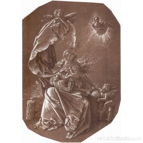 Мадонна с младенцем, ангелами и голубем Святого Духа